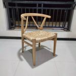 Dining Chair Crafted with Natural Teak and Banana Rope